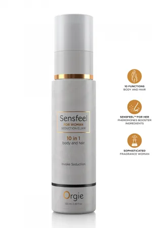 Elixir de Séduction Sensfeel 10 en 1 Pour Femme