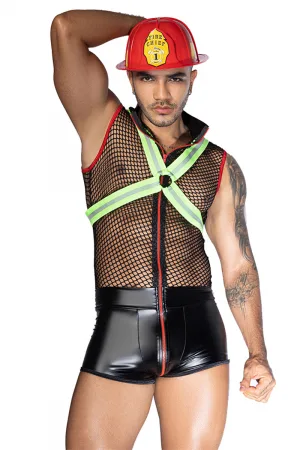 Costume pompier sexy 3 pièces - J lingerie