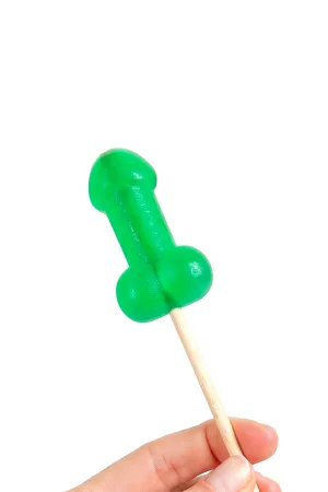 Sucette pénis à la menthe avec effet rafraichissant