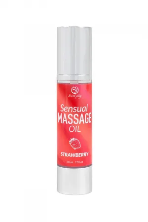 Huile de massage Fraise - Secret Play