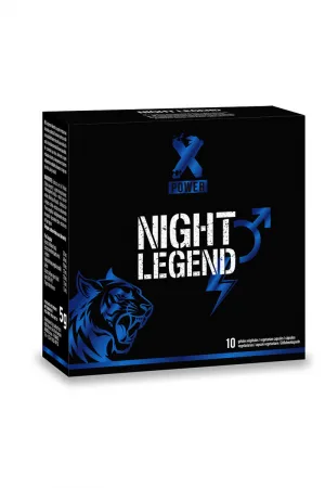 Booster sexuel masculin à effet rapide Night Legend (10 gélules)