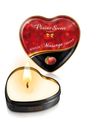 Mini bougie de massage Pêche de vigne