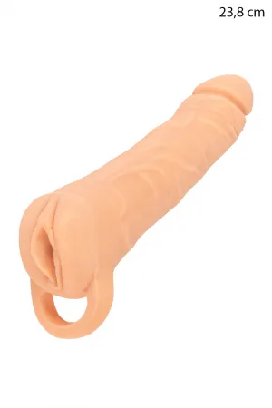 Masturbateur et extension de pénis  23,8 cm - Nature Skin