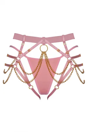 String harnais rose - Bad Kitty