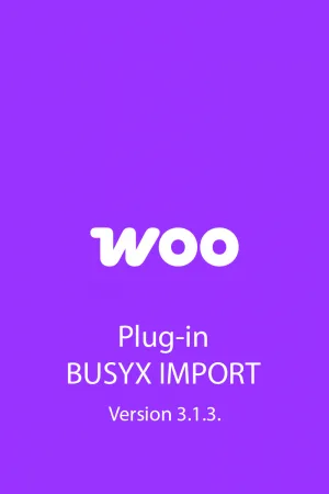 Plug-in Busyx Import Woo Commerce V 3.1.3