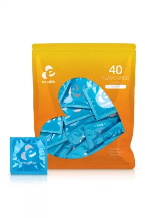 40 préservatifs parfumés - EasyGlide