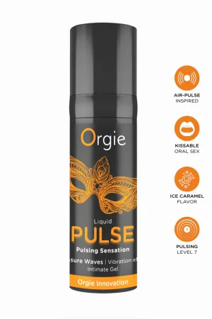 Gel stimulant embrassable Liquid Pulse - Orgie