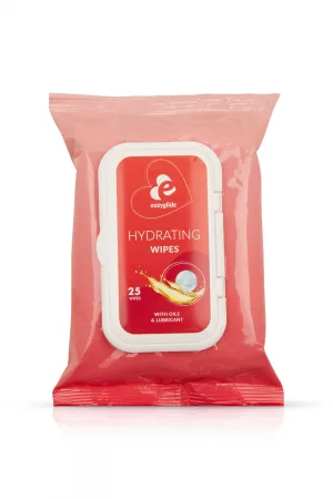 25 lingettes hydratantes avec lubrifiant et huiles - EasyGlide