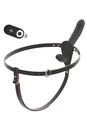 Double gode ceinture vibrant télécommandé - You2Toys