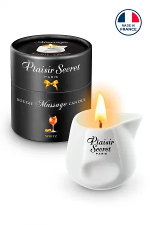 Bougie de massage gourmande Spritz - Plaisir secret