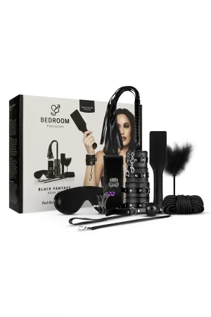 Coffret BDSM  Black Fantasy 10 accessoires - Bedroom Fantasies