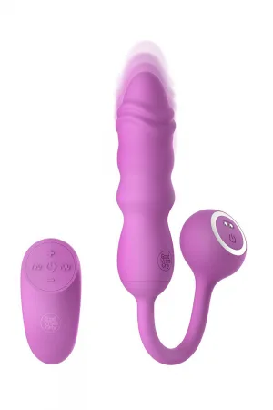 Mini vibro va-et-vient télécommandé - Good Vibes Only