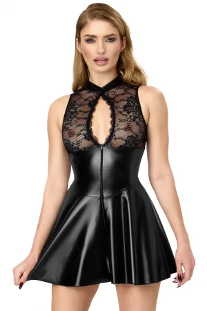 Mini robe One More Kiss F404 - Noir Handmade